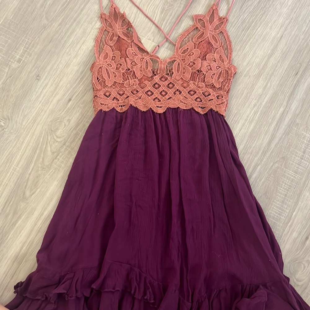 Free People Strappy Mini Dress